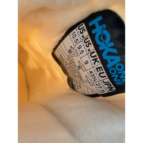 Hoka One One Ora Primo Womens Size 10.5 Vanilla Slip On Insulated Shoes 1141570 - Picture 7 of 10